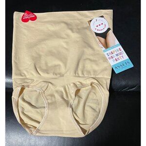 Spanx Assets Shaping High Waist Panty Beige Womens Size Medium